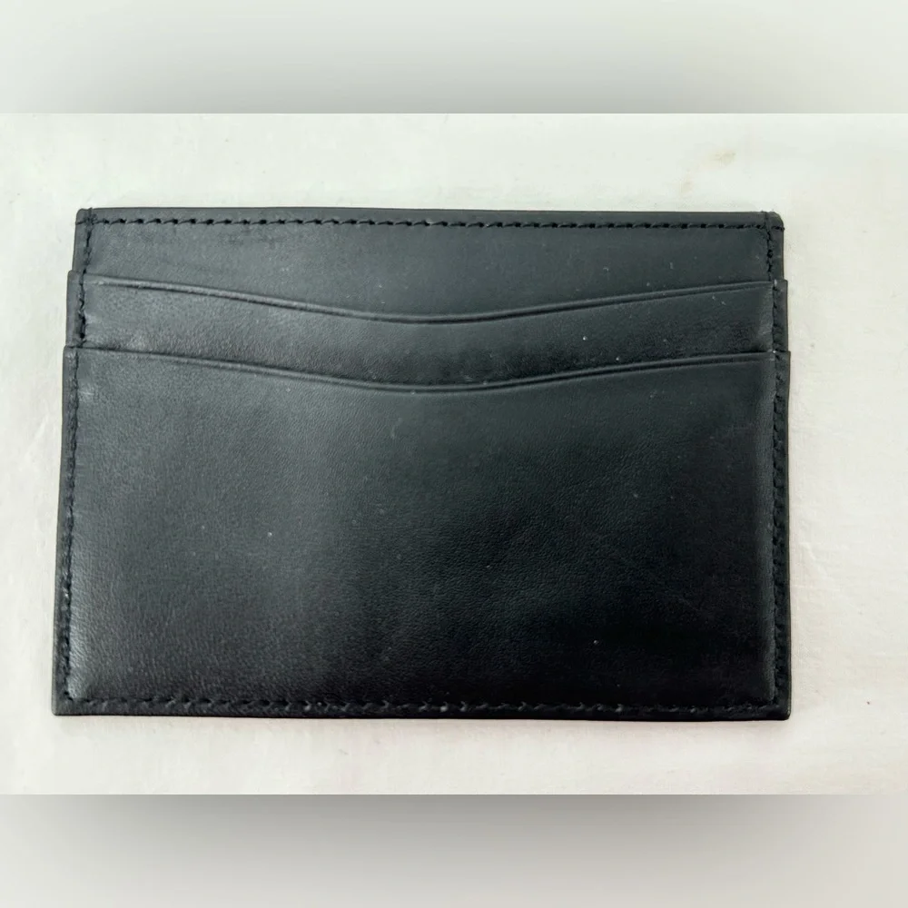 Amex Centurion American Express Black Card Leather Wallet New